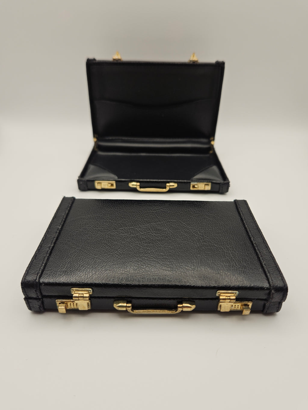Original 90s Vintage Mini Briefcase Cardholder