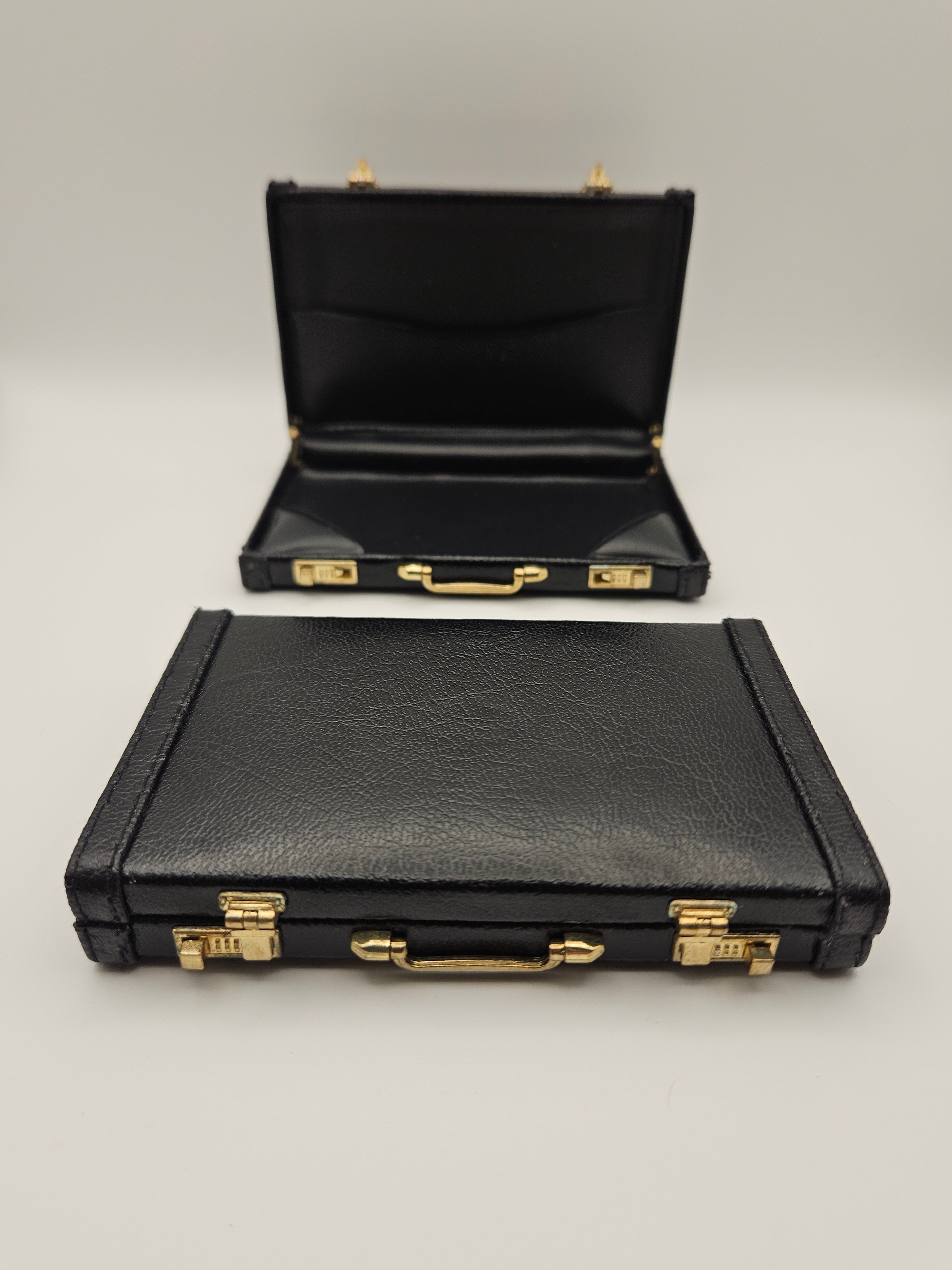 Original 90s Vintage Mini Briefcase Cardholder