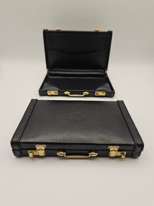 Original 90s Vintage Mini Briefcase Cardholder