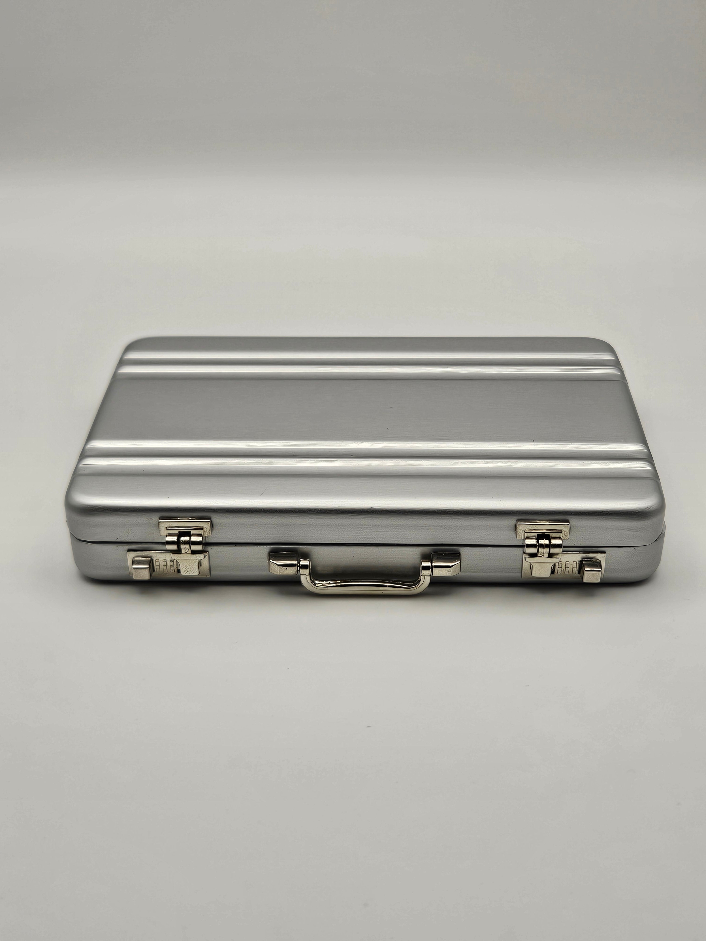 Stainless Steel Jail Free Card + Mini Briefcase