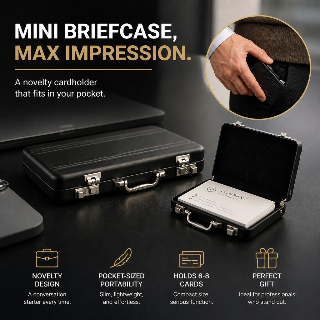 Mini Briefcase Cardholder solo